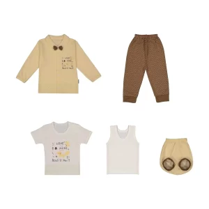 ست نوزادی 5 تیکه طرح روباه