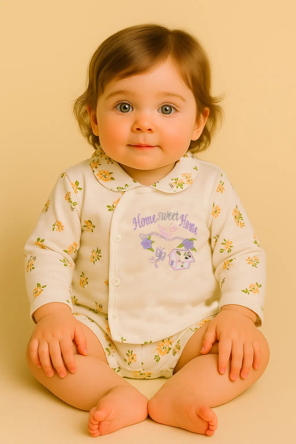 نوزاد با شومیز و شورت عینکی