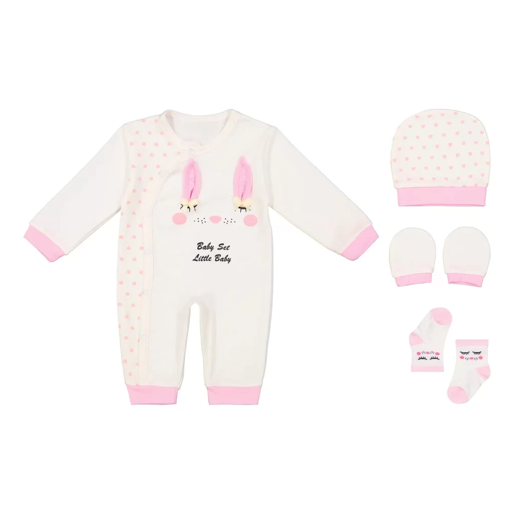 ست سرهمی نوزاد طرح رها (6)