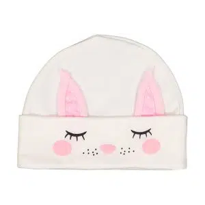 کلاه گوشدار صورتی