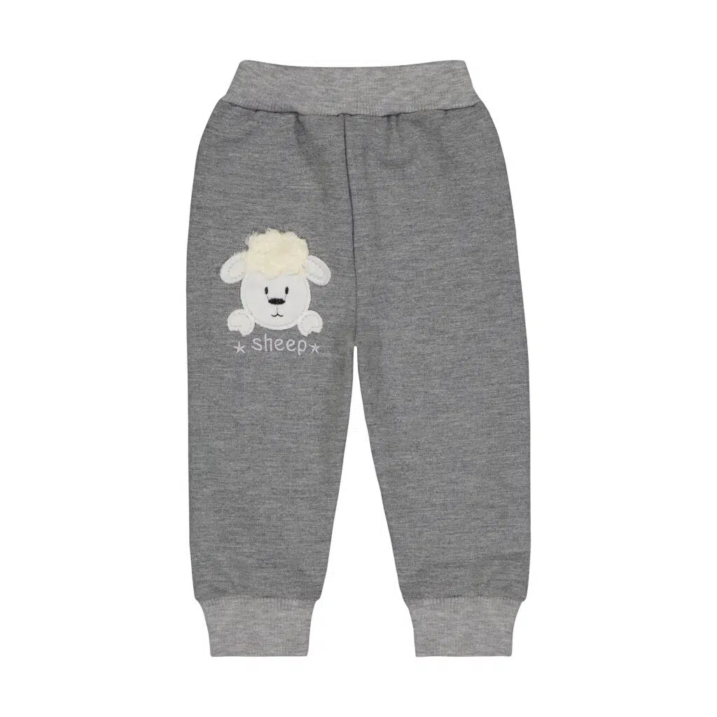 شلوار اسلش نوزاد با رنگ طوسی