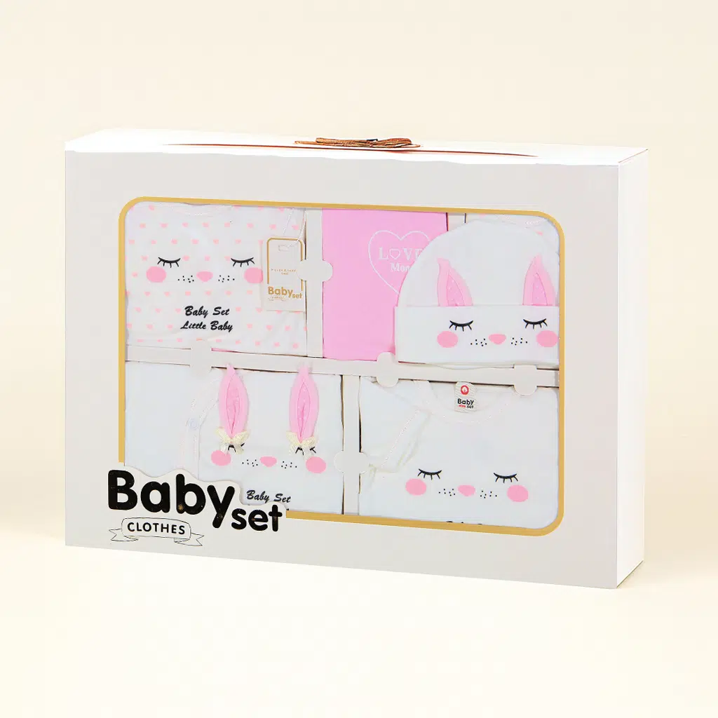 ست 19 تکه جعبه ای بیمارستانی مدل گوشدار رنگ سفید