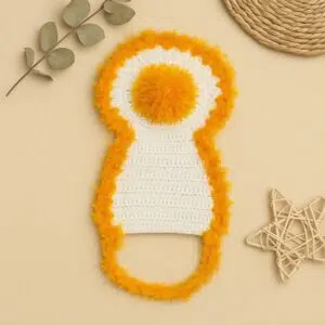 لیف بافتنی زرد