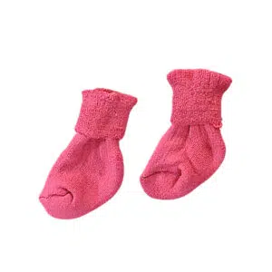جوراب نوزادی زمستانی قرمز
