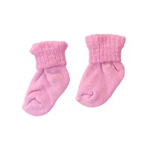 جوراب نوزادی زمستانی صورتی