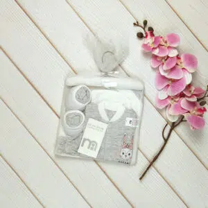 ست 7 تکه بیمارستانی نوزادی مادرکر طرح خرگوش طوسی