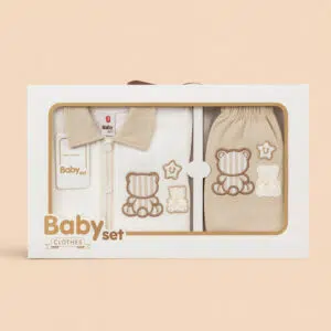 ست 5 تکه خرس و ستاره جعبه ای