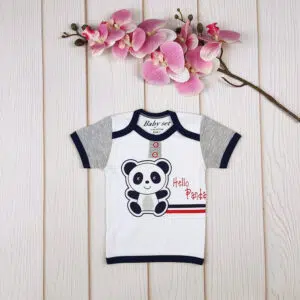 تیشرت نوزاد طرح پاندا