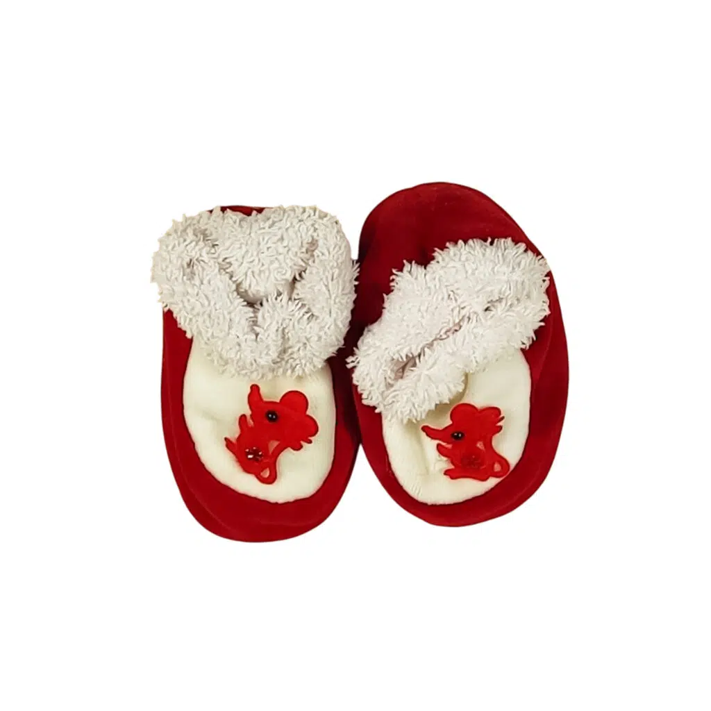 جوراب نوزاد مدل روباه